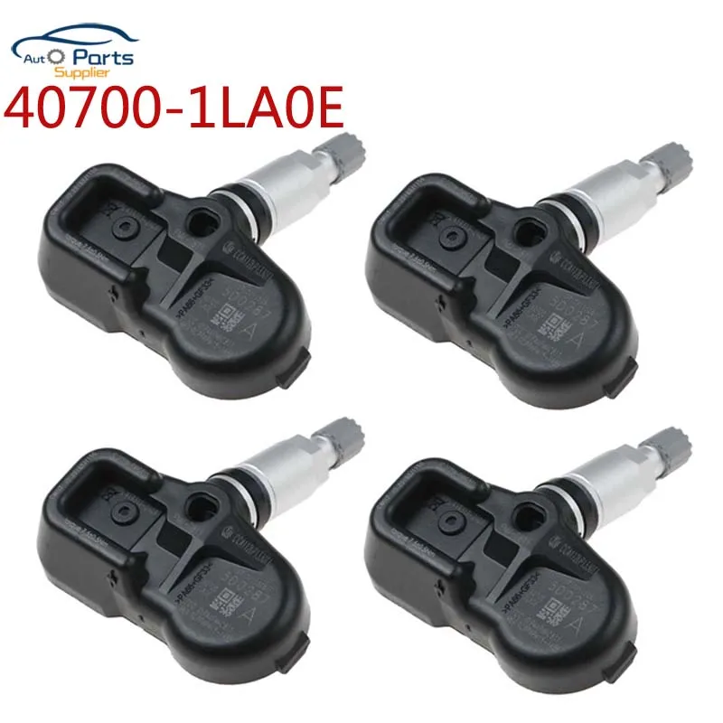 New 4pcs 40700-1LA0E 407001LA0E TPMS Tire Pressure Sensor For Nissan 370Z Cube Juke Leaf Quest Infiniti EX35 FX35 QX50 PMV-C811