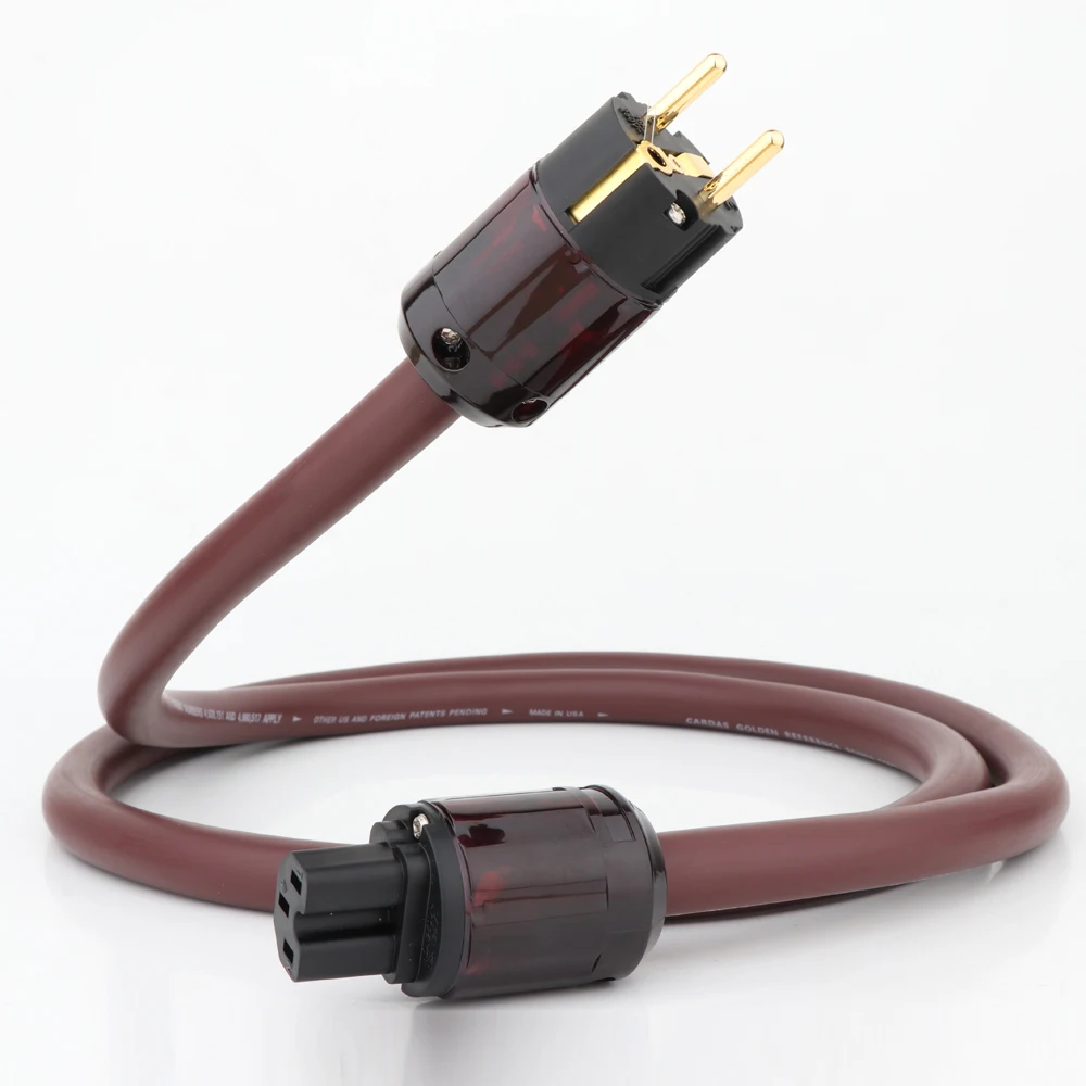 

Golden reference AC power extension cord cable P-079E/C-079 EU Standard Power Cable HIFI