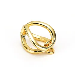 Diy Parel Accessoires 14K Vergulde Goud Hot Stijl Ketting Armband Trui Keten Kralen Toggle Clip