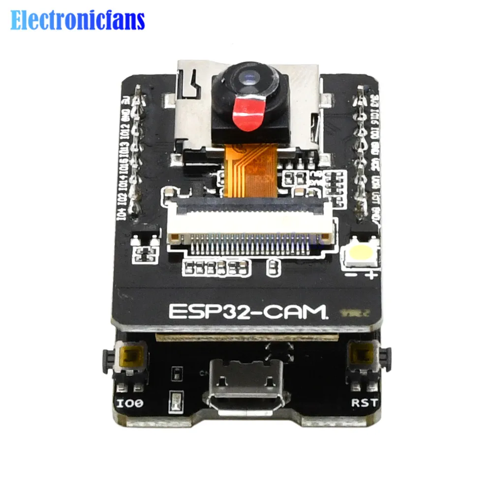 ESP32-CAM-MB WIFI Bluetooth Development Board OV2640 Camera Module Support Picture Shoot Video Preview Micro USB to Serial Port