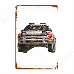 Carlos Sainz Celica Wrc Metal Signs Cinema Living Room Kitchen Design Plaques Tin sign Posters