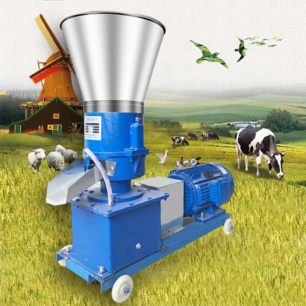 

Livestock breeding Feed pellet machine Small Home Large homemade breeding machine Feed granulation Machine 220V/380V 4KW