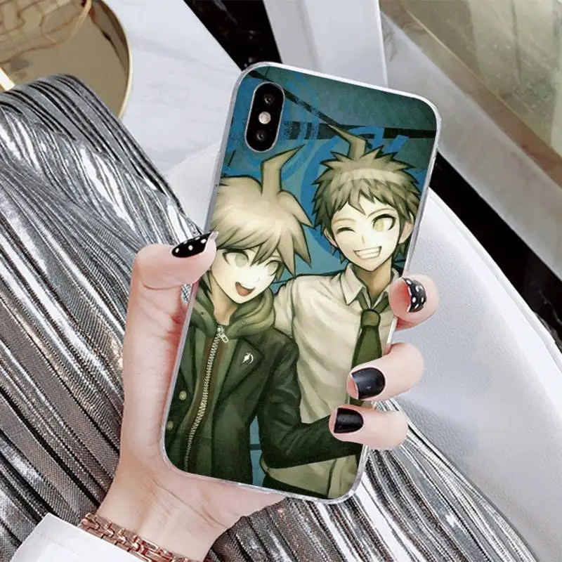 Makoto Nagito Komaeda Anime Phone Case for iphone 13 8 7 6 6S Plus X 5S SE 2020 XR 11 12 mini pro XS MAX