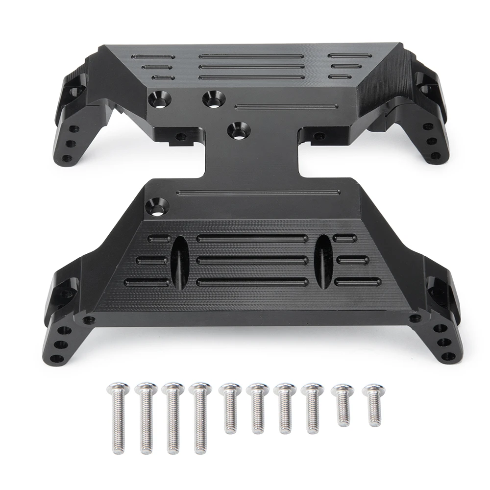 YEAHRUN Metal Axle Protector Chassis Armor Skid Plate for 1/10 Axial Capra 1.9 Unlimited Trail Buggy AXI03004 AXI03000 Parts