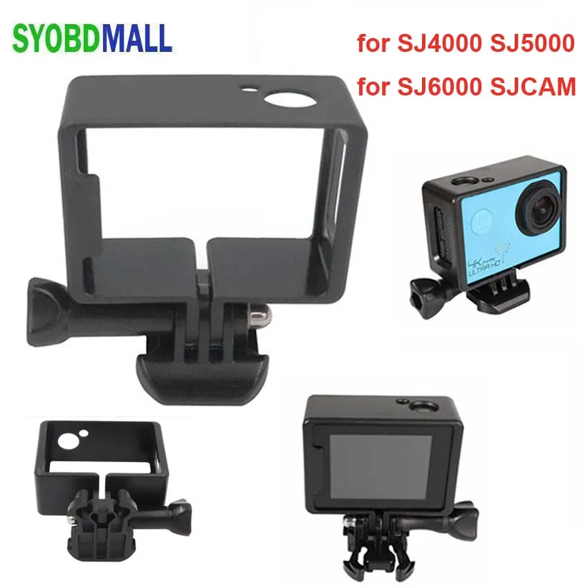 Uchwyt kamery samochodowej, akcesoria do mocowania, ramka ochronna do kamery sportowej Sj 4000 SJ 6000 WIFI, boczna rama mocująca do Gopro YI 4K