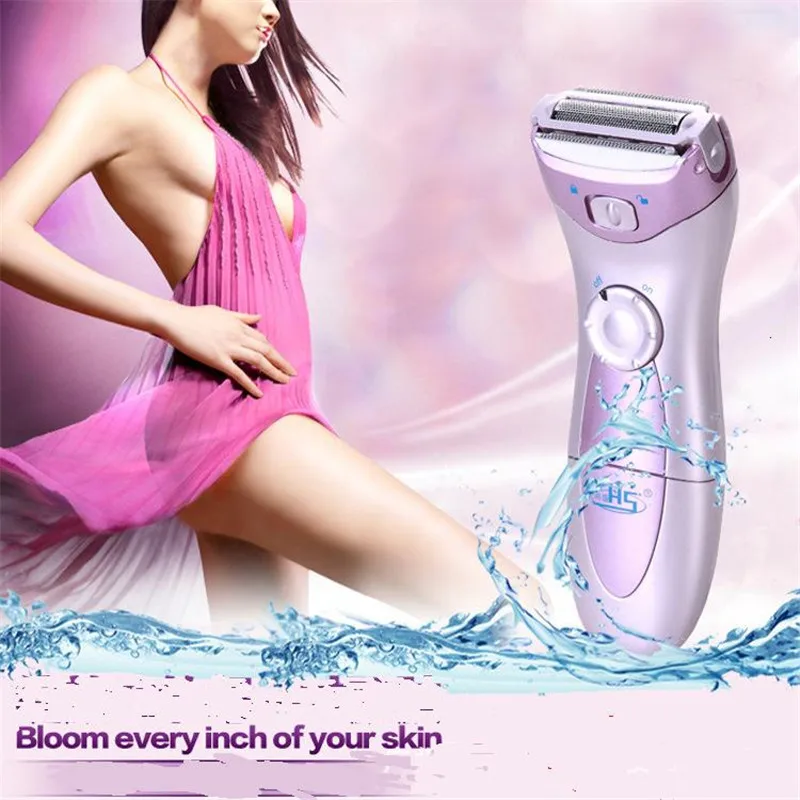 Electric Lady Epilator Body Hair Remover Woman Shaver Wet Dry Women Precision Trimmer Bikini Line Underarm Razor Shaving Clipper