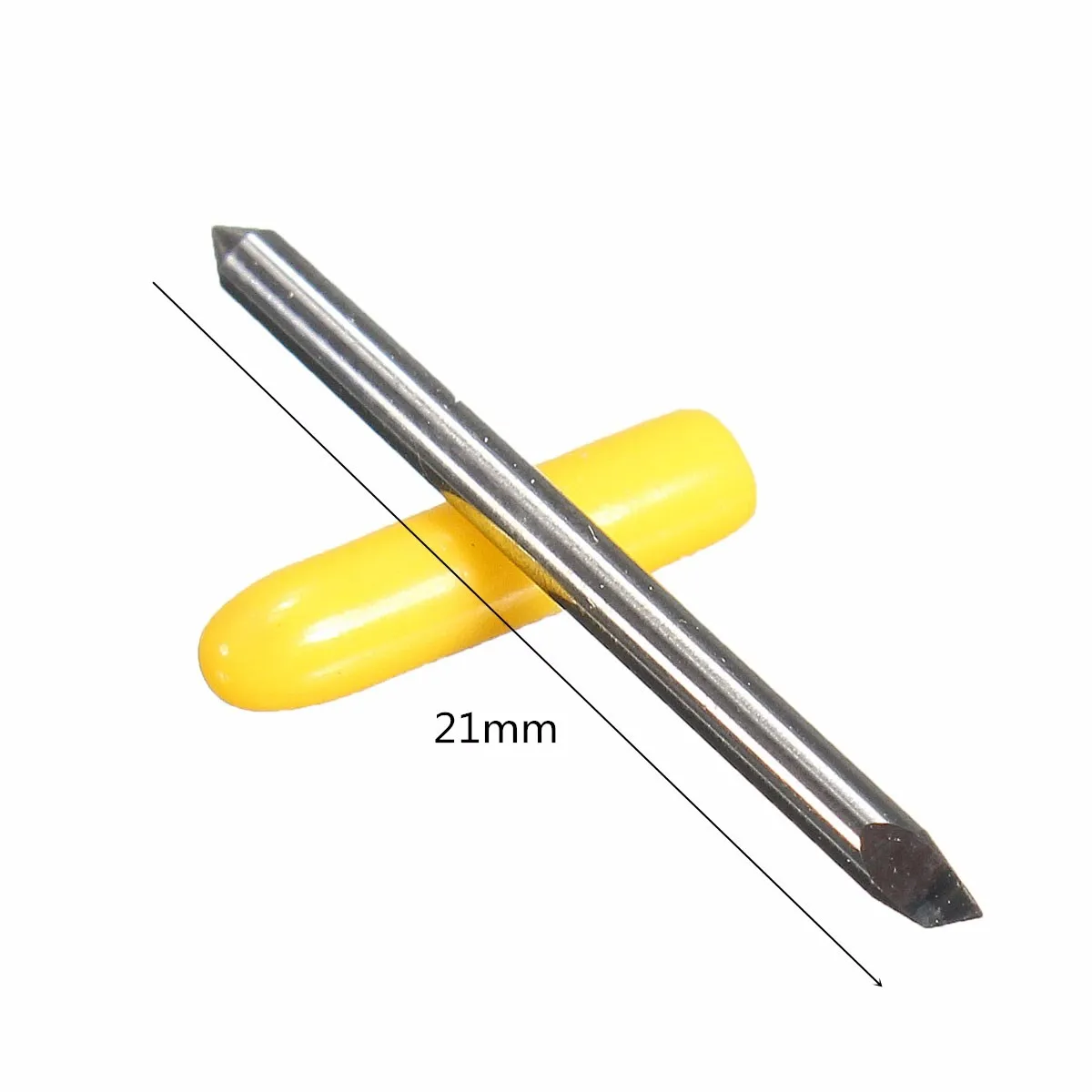 XNEMON 5 sztuk 60 stopni ostrza do Graphtec CB09 maszyna do cięcia winylu ploter tnący + sprężyny długość 21mm średnica chwytu: 2mm/0.078"