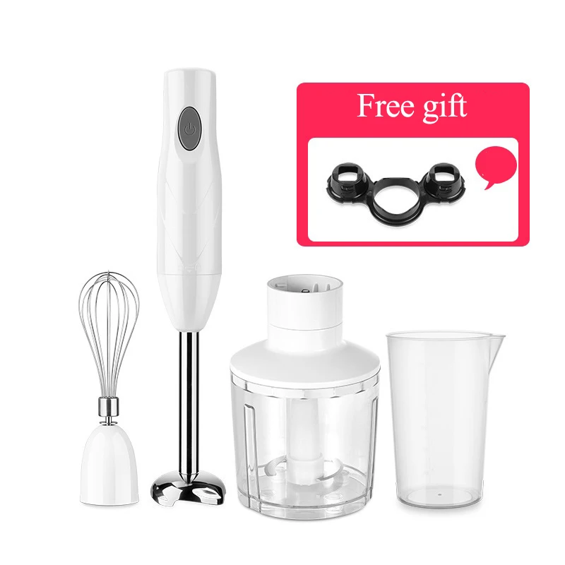 4in1 150W Electric Hand Blender Stick Food Mixer Grinder Egg Beater Fruit Whisk 600ml For Baby food Milkshake Meat Juicing