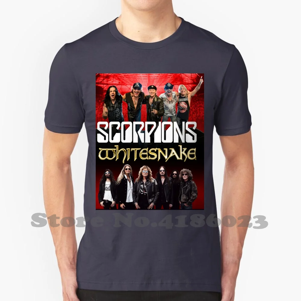 Somad Whitesnake Somad Scorpions Somad Tour 2020 Australia Eroman2 100% Cotton T-Shirt Somad Whitesnake Somad Scorpions Somad