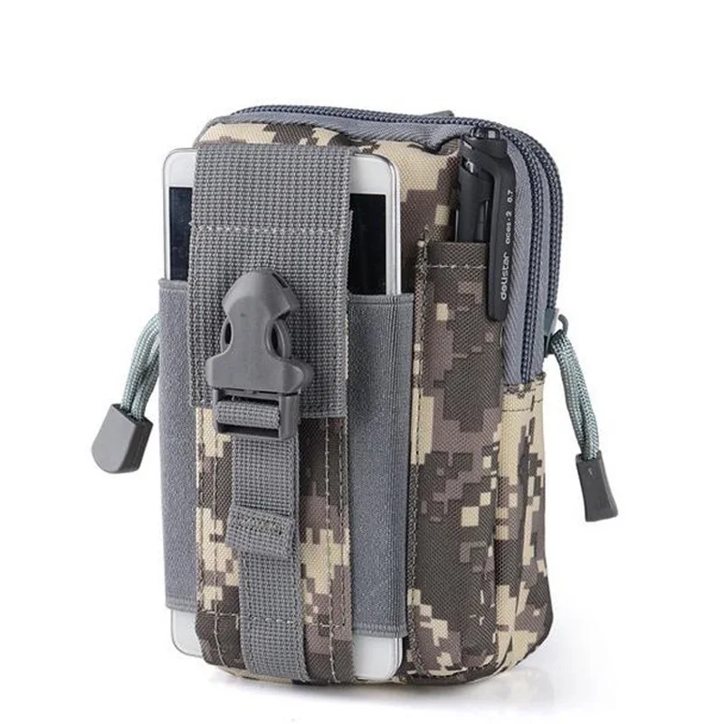 Tactical Molle Pouch Belt Waist Pack Bag Military Running Pouch Camping Mobile Phone Wallet Travel Tool Bag