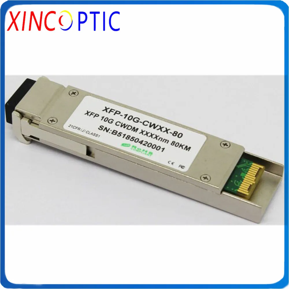 

10G XFP+ DWDM 40KM 80KM C-Band Module,10Gb/s Mini-GBIC 10G SFP+ 40km DOM C-Band 10GBASE-ER LC DWDM XFP+ Transceiver Module