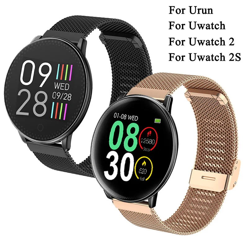 Correa de reloj para Umidigi Uwatch 3S/2S/2 bandas, pulsera para Umidigi Urun S Urun, correa de pulsera de Metal, accesorios para relojes inteligentes