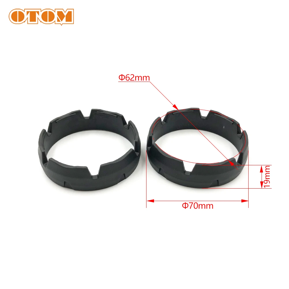 OTOM 2 Colors Motorcycle Front Shock Absorber Anti-wear Ring Fork Wear Sleeve Protection Seat Post Clamp Fixed Tube Clip For KTM