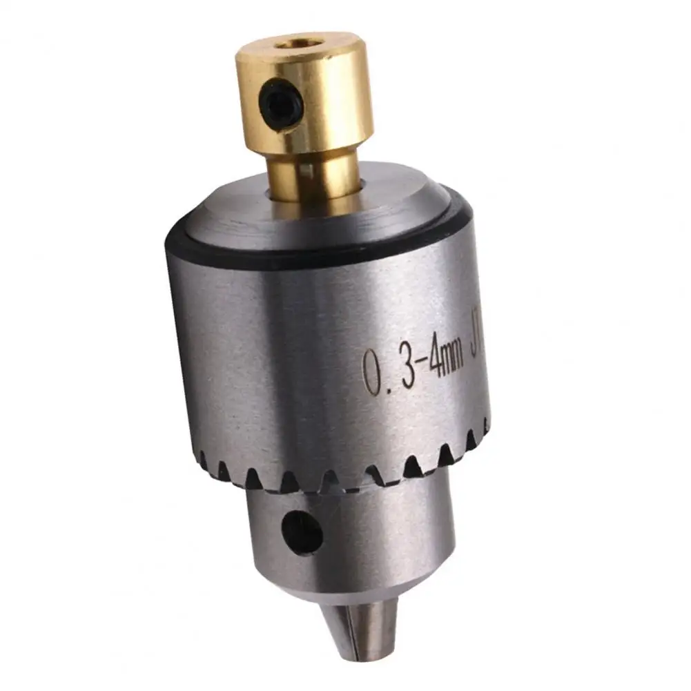 0.3mm-4mm Mini Drill Chuck JTO Taper Mounted Drill Chuck Wrench Lathe Electric Drill Accessory Wide Application