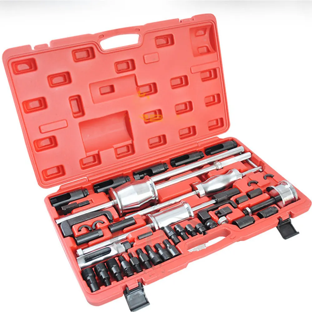 40-Piece Set Diesel Fuel Injector Removal Tool Automobile Spare Parts Removal Tool Diesel Fuel Injector Puller Set