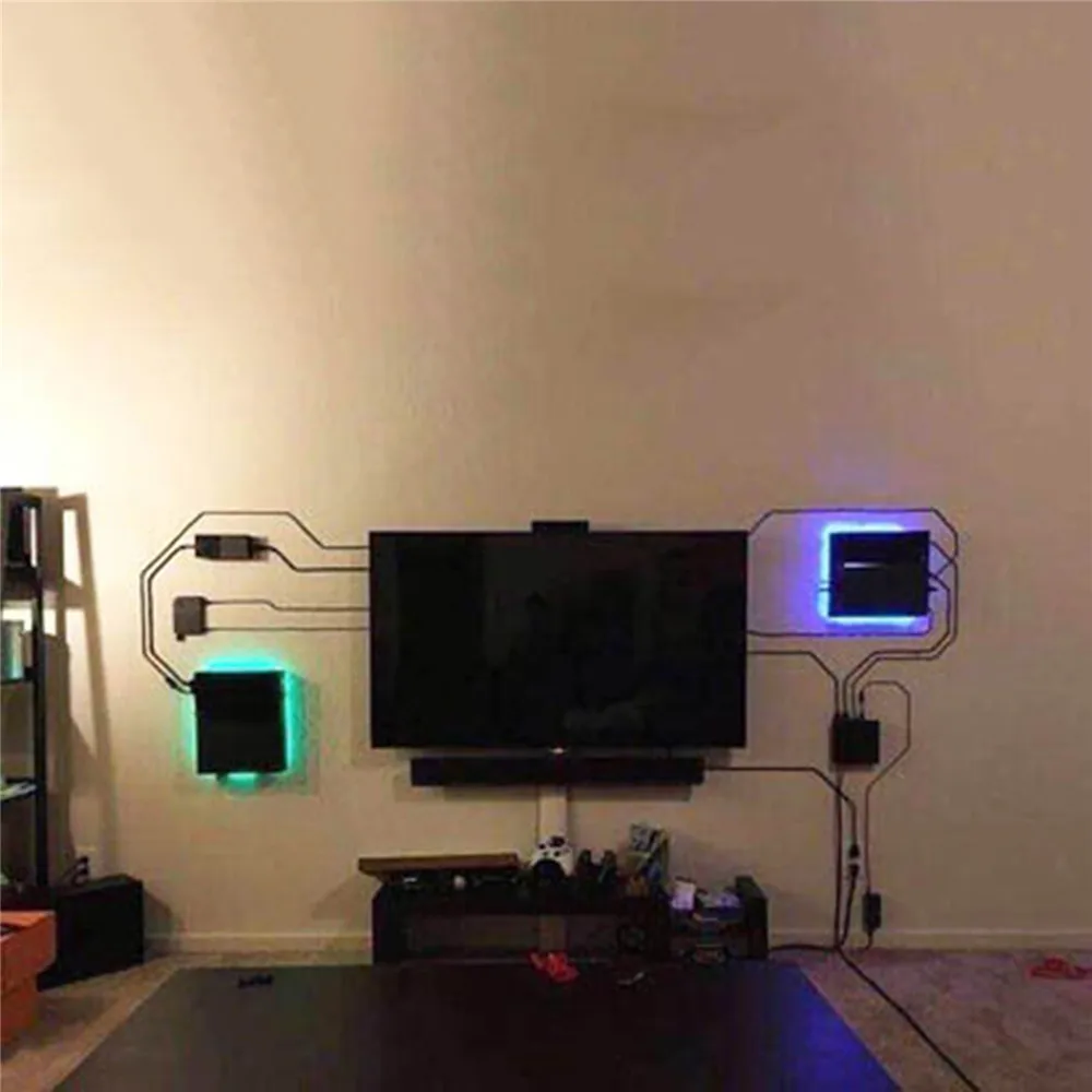 Enhancement Wall Mount Wall Bracket Holder for PS4 Slim Pro Console Came Pad Stand Storage Holder