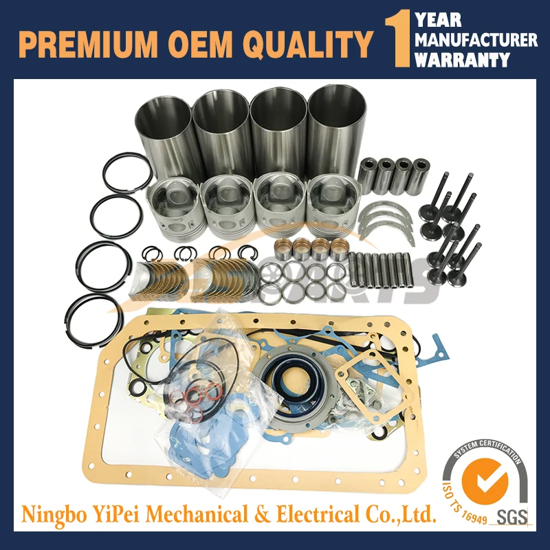 

4d34 New Overhaul Rebuild kit For Mitsubishi Fuso Canter 4D34 4D34T Engine DIESEL 3.9L