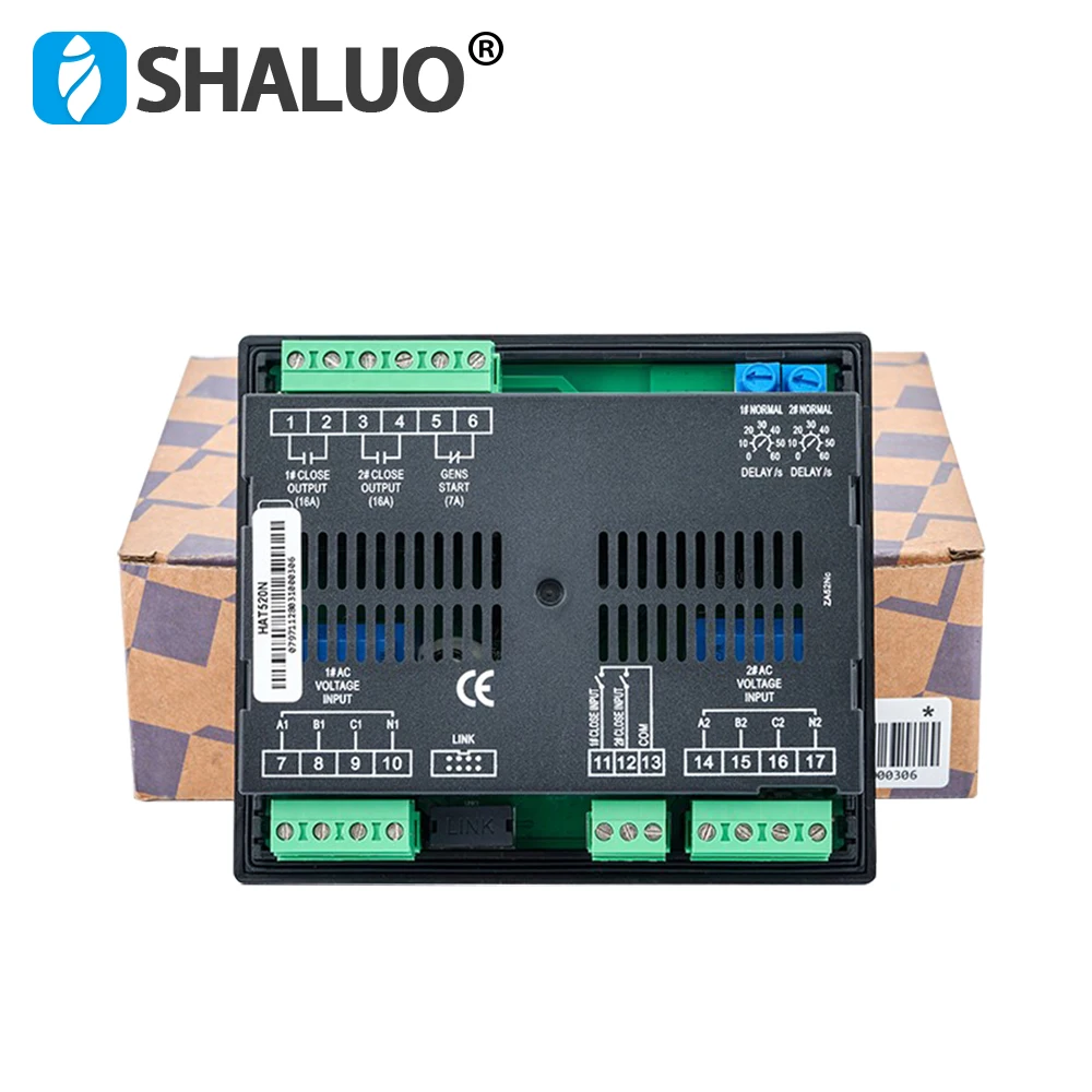 Imagem -04 - Ats Gerador de Energia Dupla Módulo Controlador Interruptor Transferência Automática Painel Controle Gerador Peças Acessórios Hat520n Hat530n