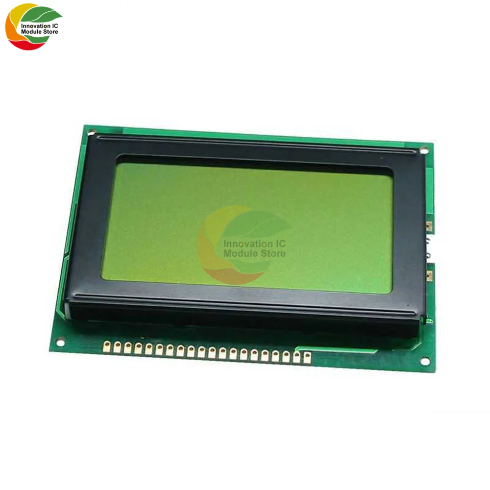 Ziqqucu 128X64 Chấm Bi Đồ Họa 12864 Màn Hình LCD Module Hiển Thị Đèn Nền ST7920 IIC I2C SPI Cho Arduino Raspberry Pi STM32 3D Máy In