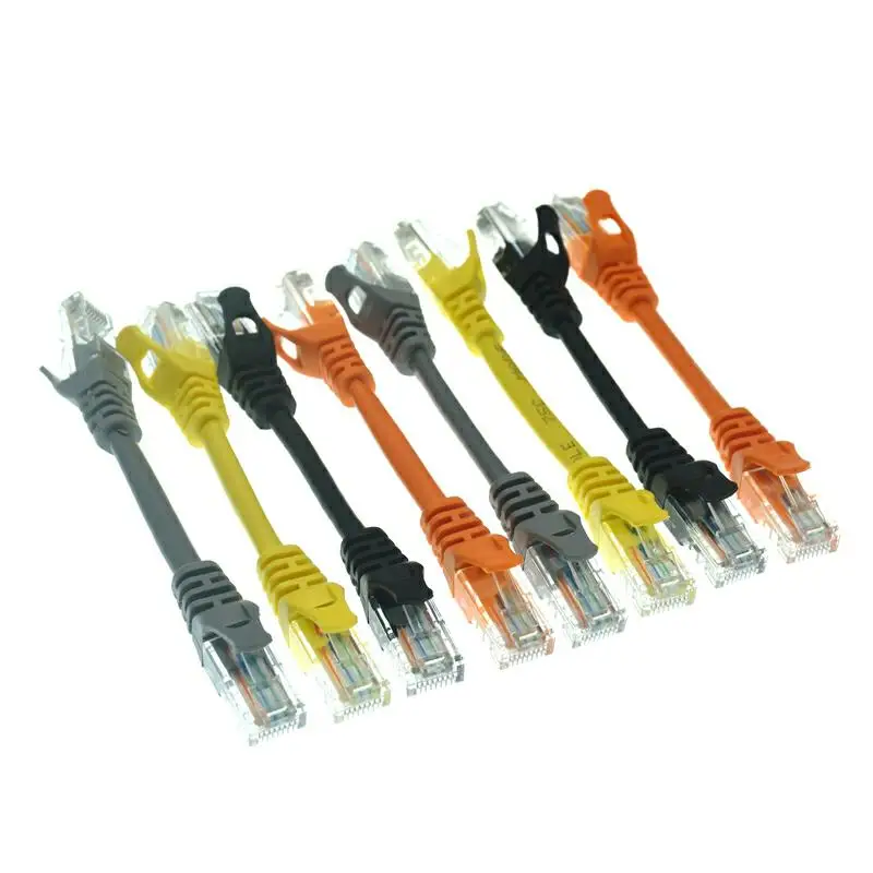 CAT5 kabel sieciowy przepustowość szybki Ethernet Internet przewód LAN z męskim złączem RJ45 do laptopa kable do routera 0.5M-50M