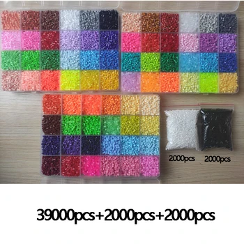 Creative Perler Beads 24/72 Colors Perler Toys Set 2.6mm Hama Beads 3D Puzzle DIY Toy Kids Creative Handmade Craft Toy Gift