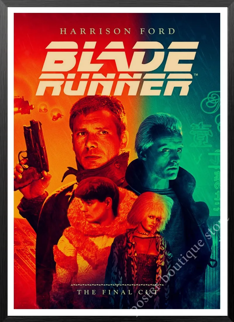 New Movie Blade Runner 2049 Retro Poster Prints High Quality Wall Stickers For Living Room Home Decoration wall sticker