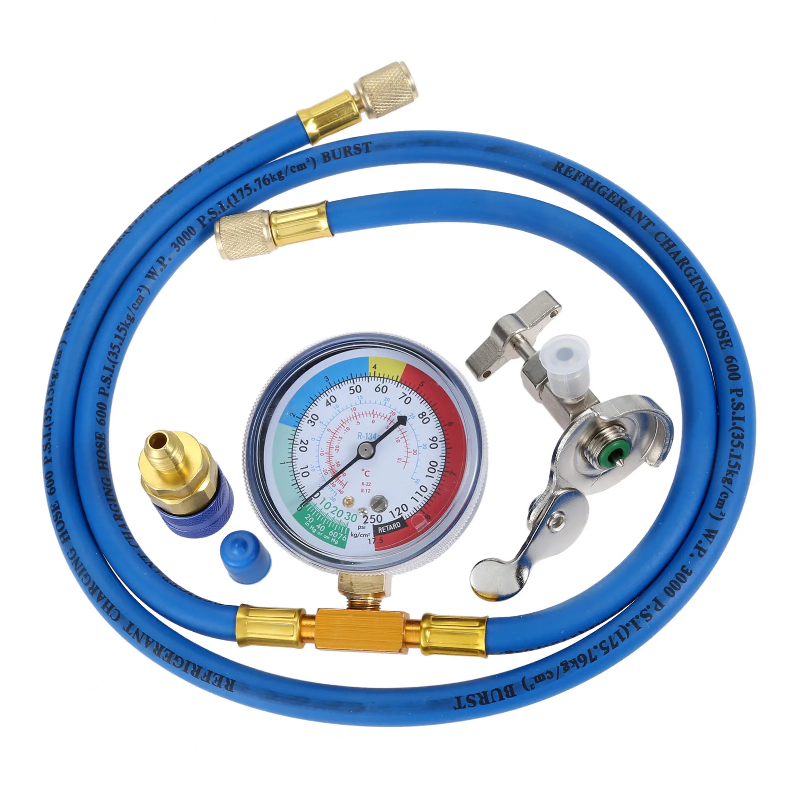 Набор шланга для зарядки хладагента R134A, 1/4 