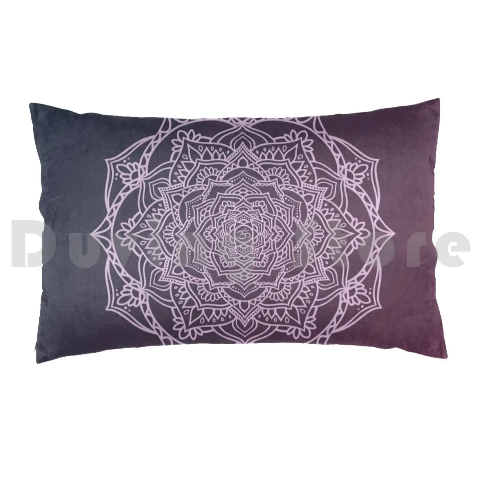 Mandala 2 Pillow Case DIY 50*70 Mandala Purple Om