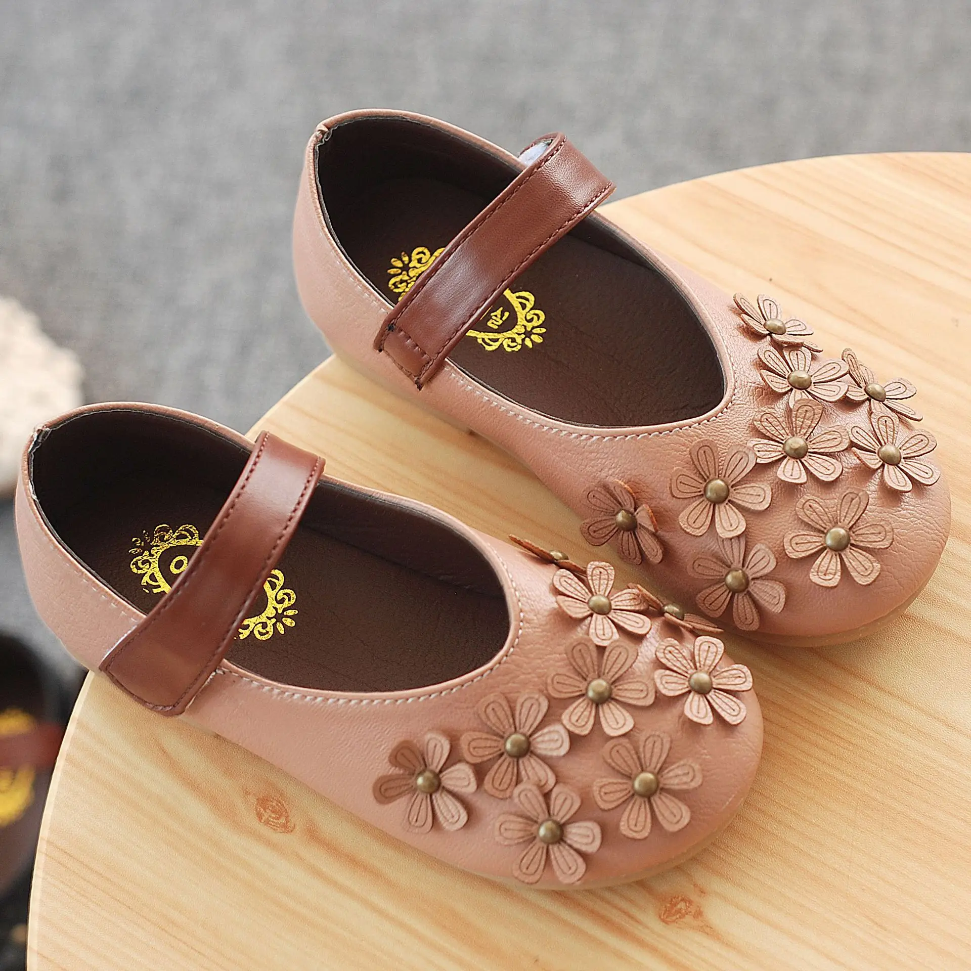 Summer Kids Shoes Fashion Flower Leathers Sweet Children Sandals For Girls Toddler Breathable Baby Girl Shoes