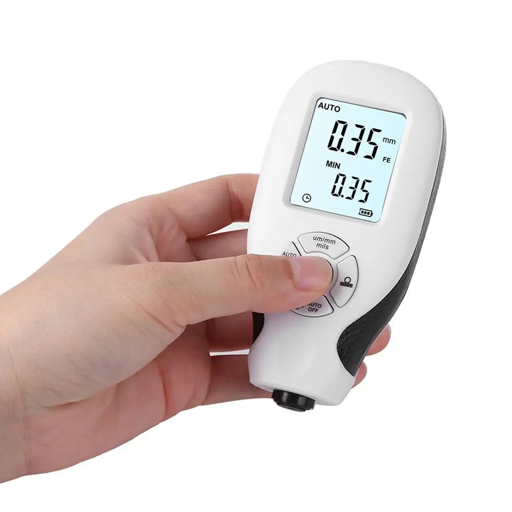 Digital Thickness Gauge Coating Paint 0-2000um Thickness Test Tool Digital LCD Paint Tester Thickness Gauge Test Instrument