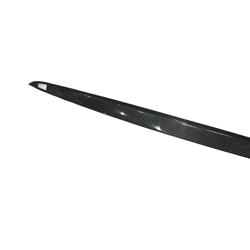 Glossy Black Waterproof Real Carbon Fiber Tail Rear Trunk Lid Cover Trim Rear Trunk Boot Tailgate Door Tail For Tesla Model S