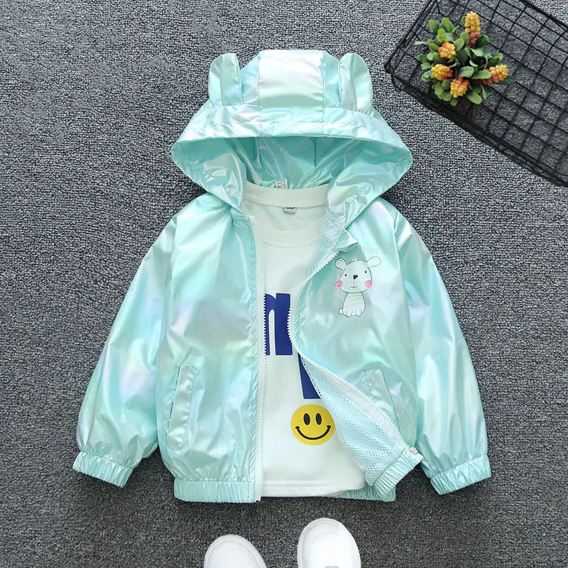 Fashion Spring Autumn Children\'s Clothing Cartoon Jacket Boys Girls Baby Outing Windbreaker Children Zipper Cardigan High Qualit