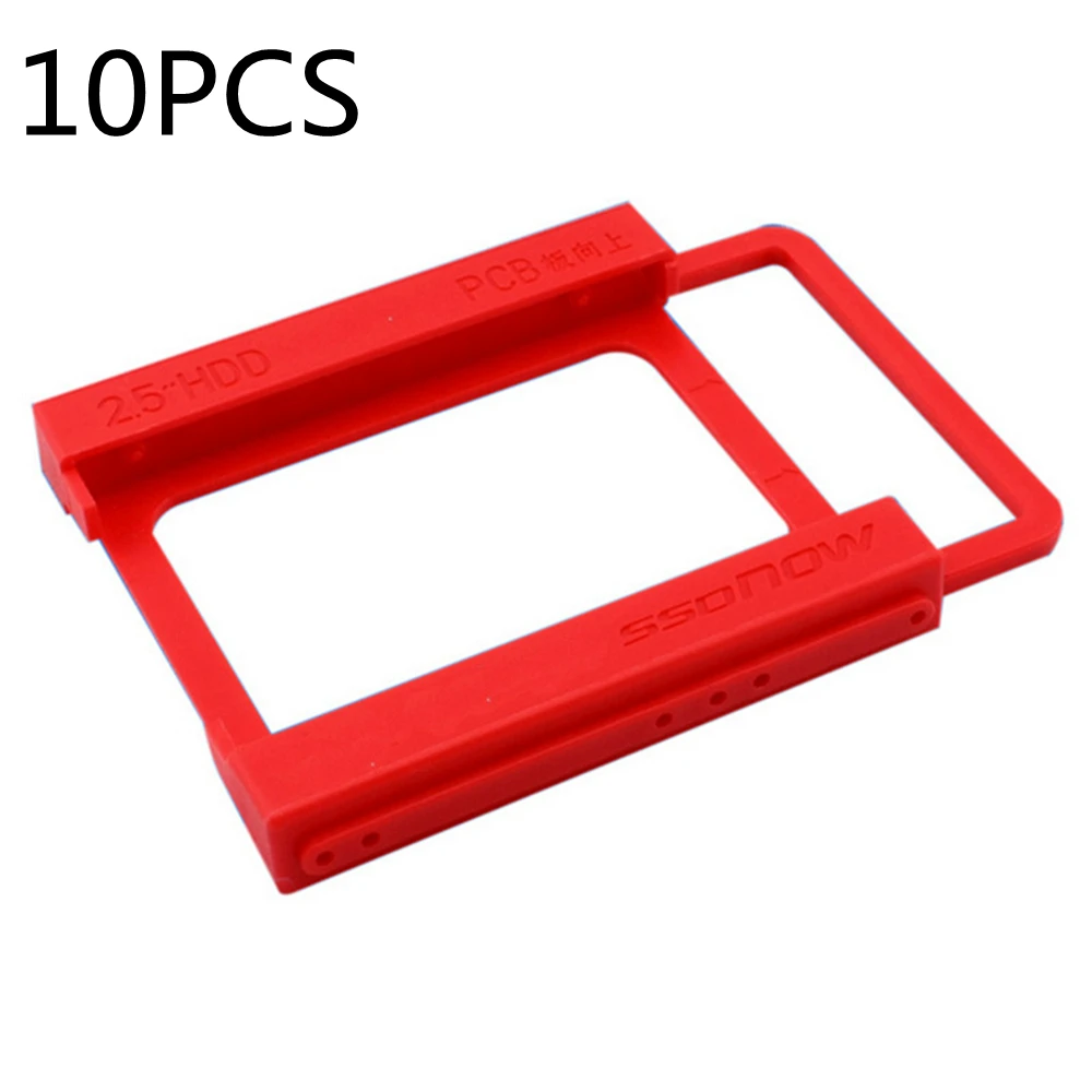 

10Pcs 2.5" To 3.5" Adapter SSD HDD Mounting Bracket Dock Tray Caddy Bay