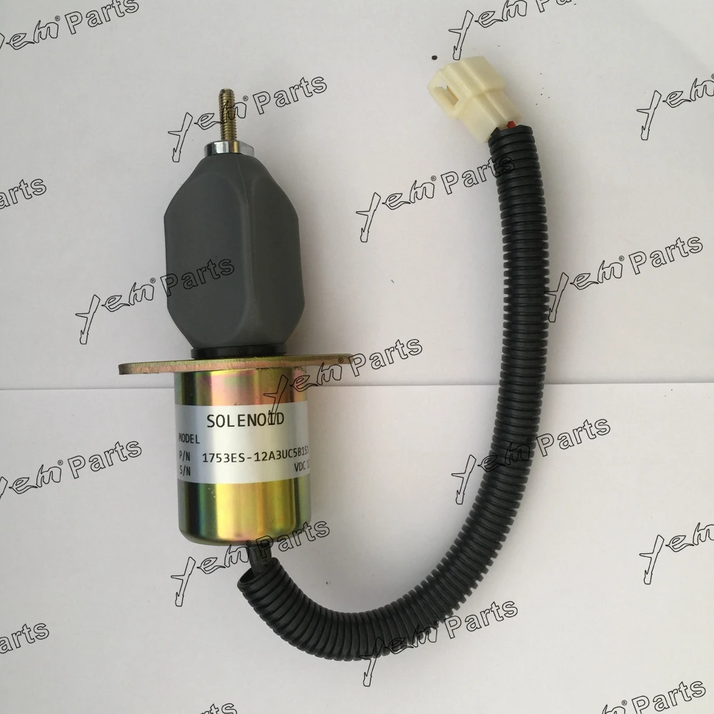 

New Fuel Stop Solenoid 12V 1753ES-12A3UC5B1S1 For Diesel Engine