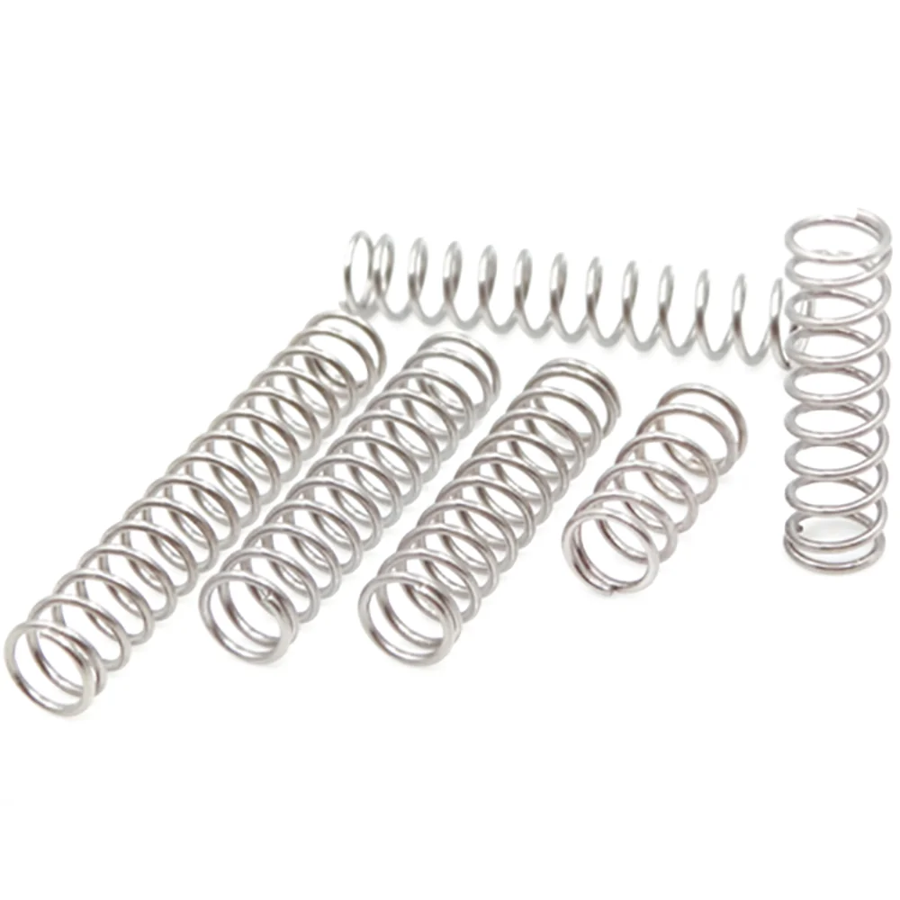 10Pcs 304 Rvs Compressed Mini Springs Draad Dia.0.2mm Od 2/2.5/3Mm