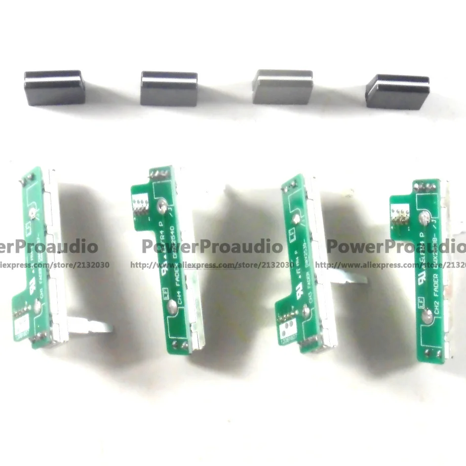 MADE IN JAPAN (4pcs) CH1 CH2 CH3 CH4 FADER FIT For PIONEER DJM 800 DWX2537 DWX2538 DWX2539 DWX2540+4PCS DAC2371 knob