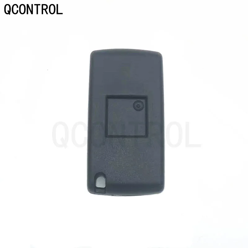 QCONTROL  Auto Car Remote Key Fob ID46 Chip For PEUGEOT Partner 207 208 307 308 408 433MHz Car Lock Control CE0536ASK/FSK VA2