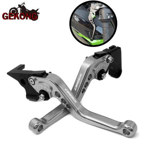 Imagen 1 del producto Palancas de embrague de freno ajustables CNC para motocicleta, alta calidad, aptas para CB500X CB 500X2013-2022 2021 2020 2019 2018