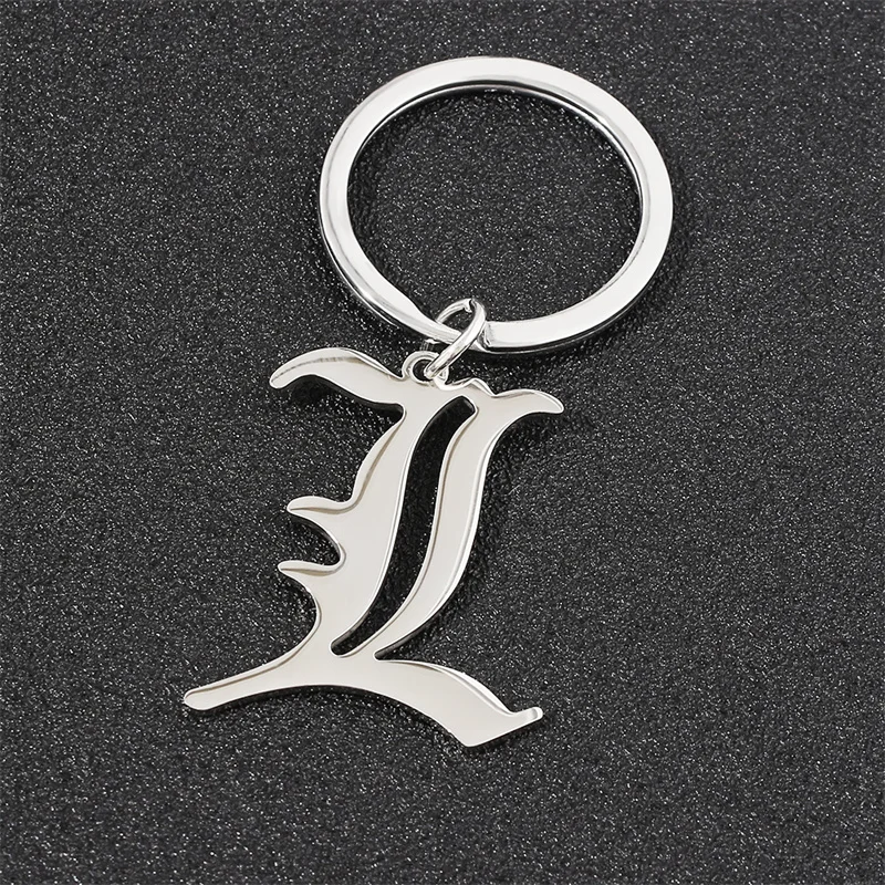 أنيمي الموت ملاحظة مزدوجة ل المفاتيح الأسود دفتر قلادة المفاتيح موضة تأثيري اكسسوارات كيرينغ هدية #2