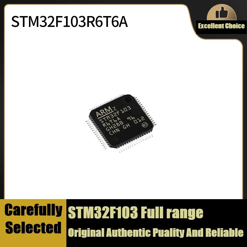 

1-10Pcs/Lot Original Genuine SMD STM32F103R6T6A STM32F103 R6T6A Chip Package LQFP-64 Microcontroller IC 32 Bit 72MHz 32KB