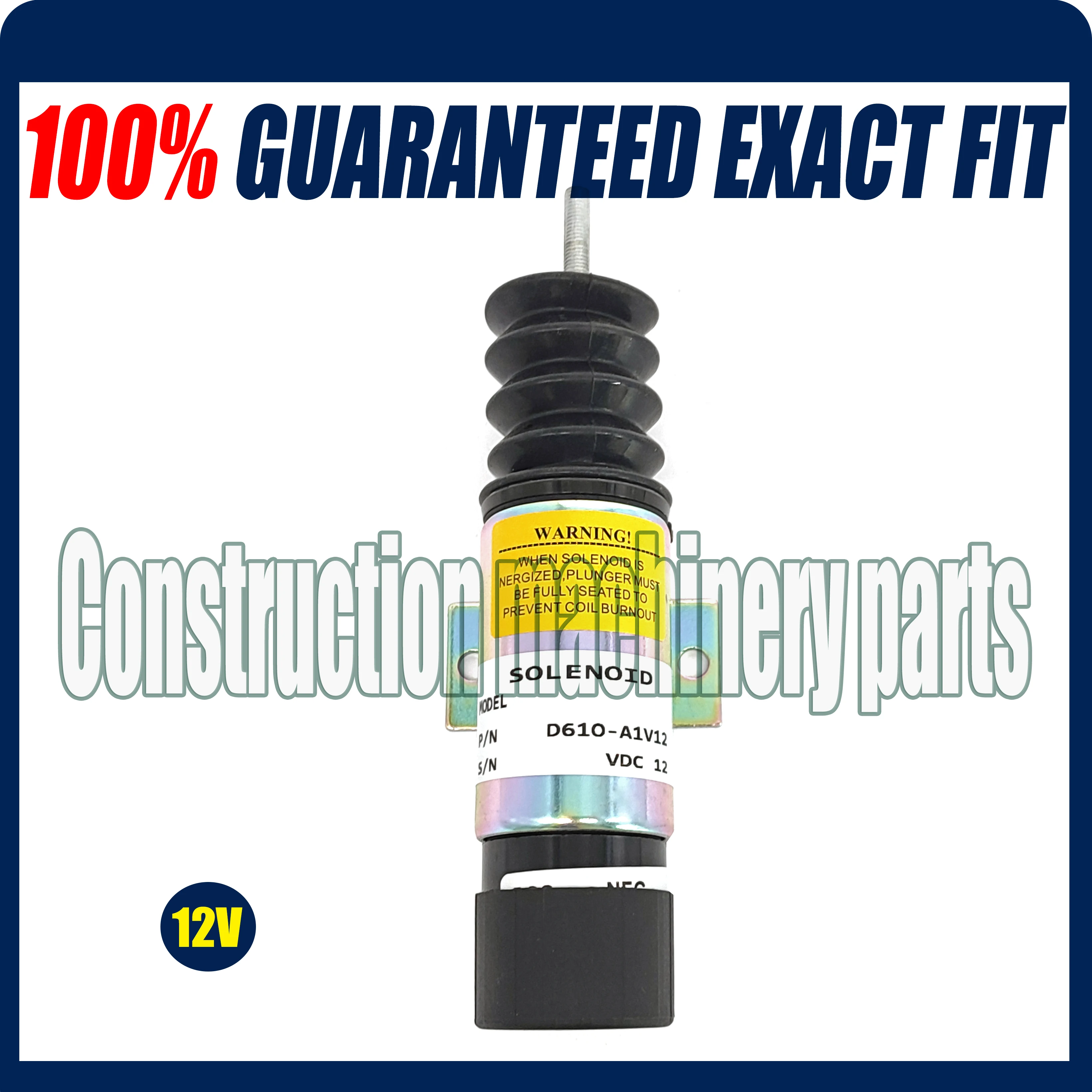 D610-A1V12 Solenoid For Trombetta Kubota Perkins Engine JLG 330LR 340AJ Genie 60J Z-34/22