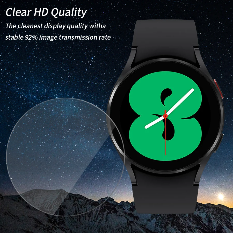 Tempered Glass Film for Samsung Galaxy Watch 4/5 40mm 44mm  Watch 42mm 46mm HD Clear Screen Protector for Galaxy Watch 5pro 45mm