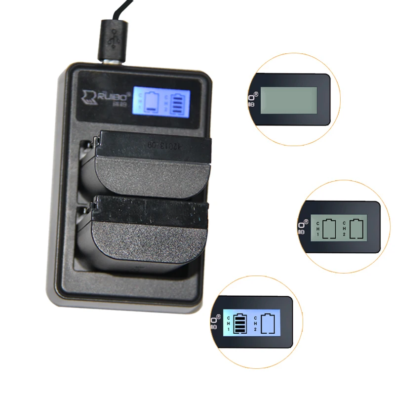 EN-EL3e EN-EL3a EN-EL3 ENEL3 MH-18 MH-18a LCD USB Dual Battery Charger for Nikon D700 D300s D300 D200 D100 D90 D80 D70s cameras