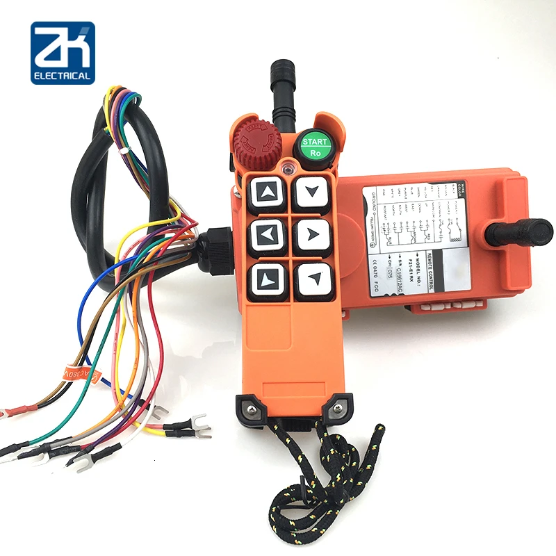 36V 220V 380V AC F21-E1 telecrane industrial radio remote controllers for cranes and hoists