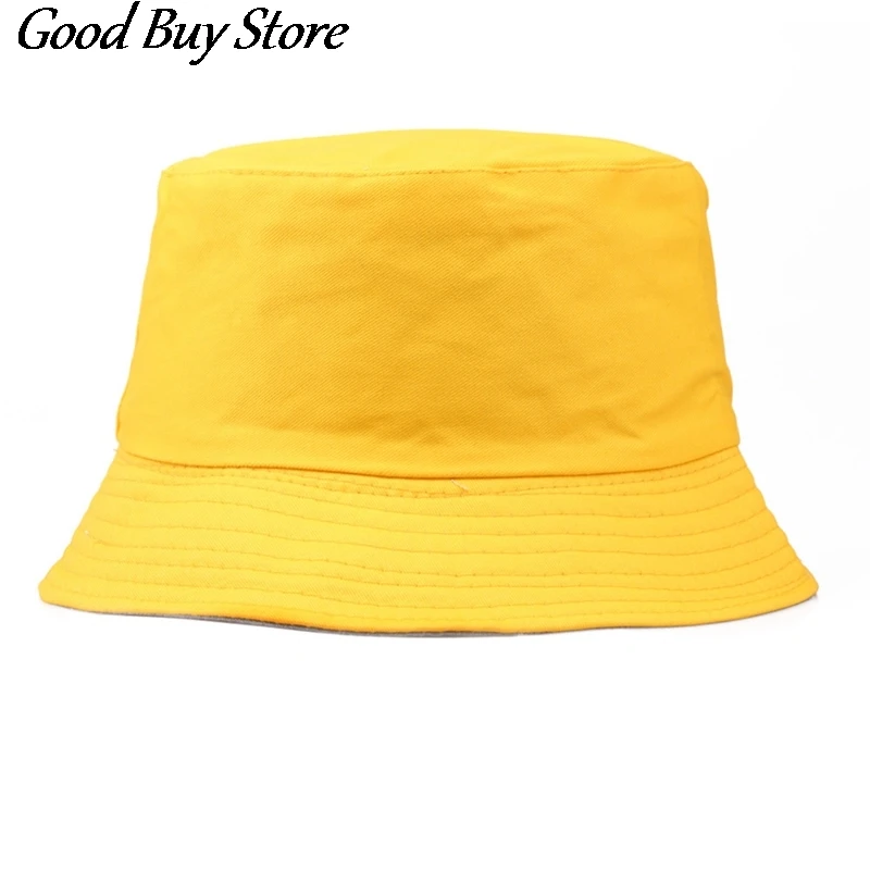 Men Women Summer Panama Cap Unisex Harajuku Bucket Hat Outdoor Fashion Sun Hats Hip Hop Gorros Fisherman Caps Solid Color 2021