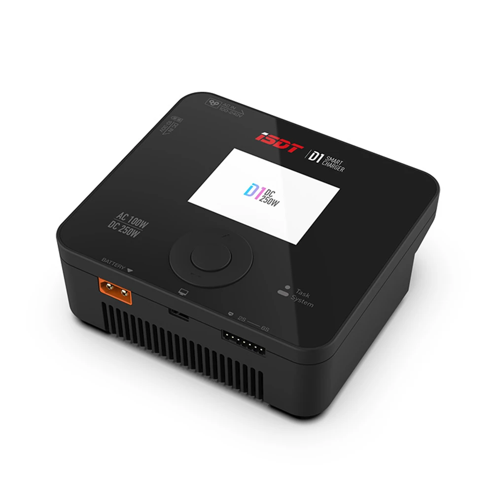 ISDT D1 AC 100W DC 250W 10A شاحن ليبو ذكي مزدوج الوضع لبطارية ليبو 1-6S