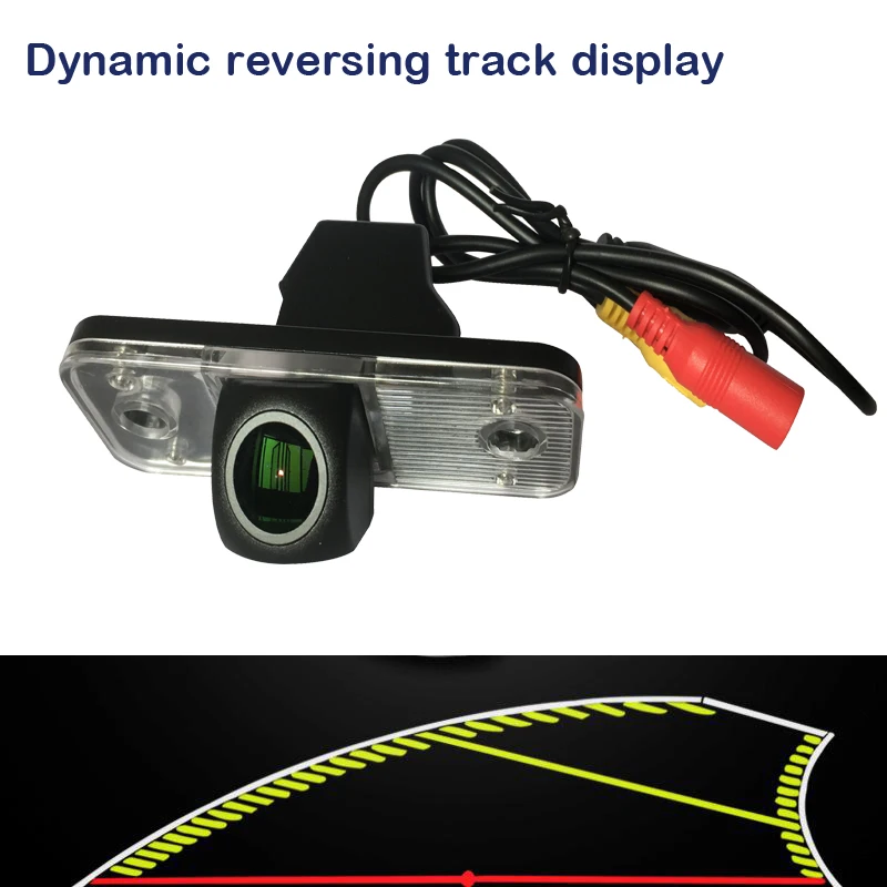 175 Degree 1080P Fisheye Car Reverse Rear View Camera For Hyundai Santa Fe IX45 2001 2002 2003 2004 2005 2006 2007 2008 - 2012