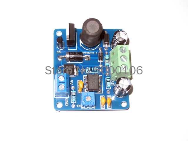 Glow Tube DC Boost Circuit, MC34063 Scheme, 12V Input, High Current, with 5V Output