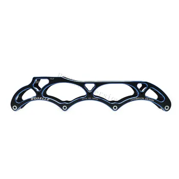 165mm ve 195mm montaj yuvası 4X100 4X110mm Inline hız paten tabanı M7 alaşımlı hız yarış paten çerçeve süper hafif profesyonel