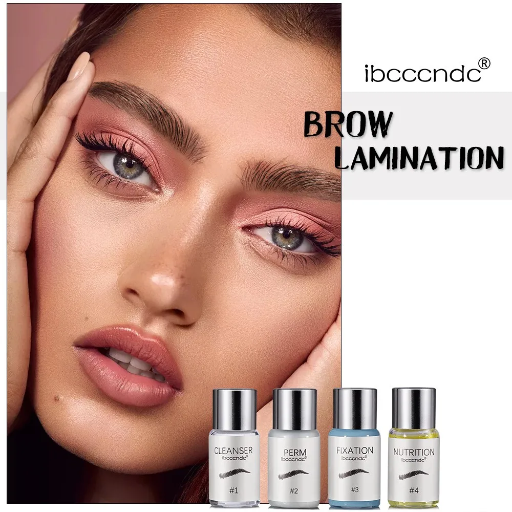 5ml Brow Lamination Kit Eyebrow Perm Lotion Eye Brow Lifting Semi-permanet Beauty Salon Brow Lift Perming Nutrition Eyebrow